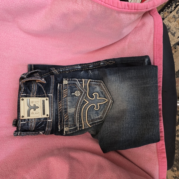 Rock Revival Dark Wash Jeans - Picture 1 of 2